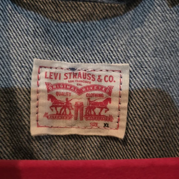 Levi's Denim Sleeveless Jumpsuit Size XL - Picture 7 of 9